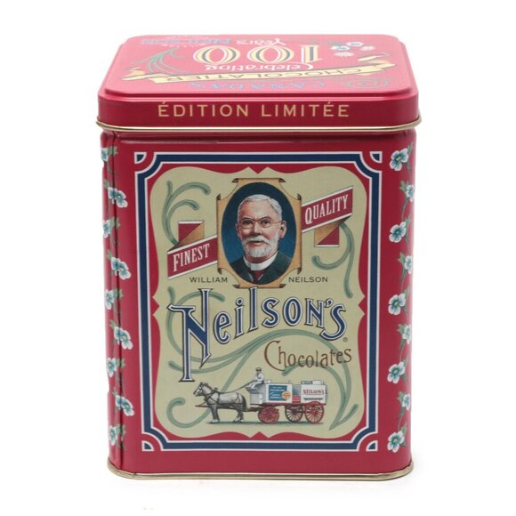 Vintage Neilson Crispy Crunch100 Years Tin Limited Edition Red 90s Retro Decor - Picture 3 of 7